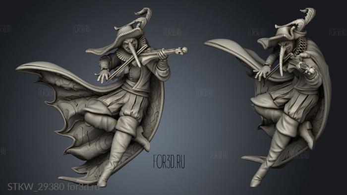 Melankior Death Minstrel stl model for CNC