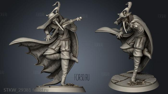 Melankior Death Minstrel trel stl model for CNC