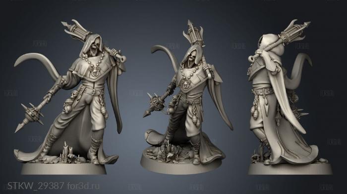 Skeletal Inquisition stl model for CNC