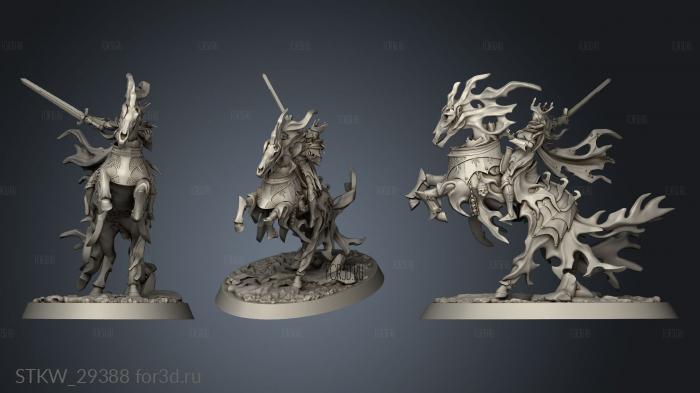 Vampire Knight Cavalry Mounted stl model for CNC