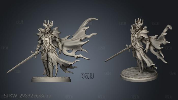 Vampire Knight on Foot stl model for CNC