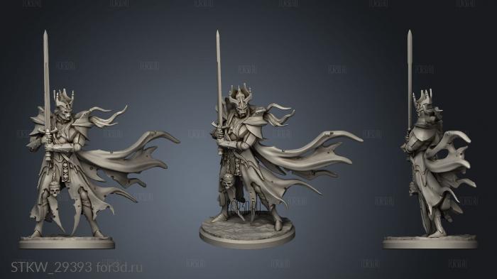 Vampire Knight on Foot stl model for CNC