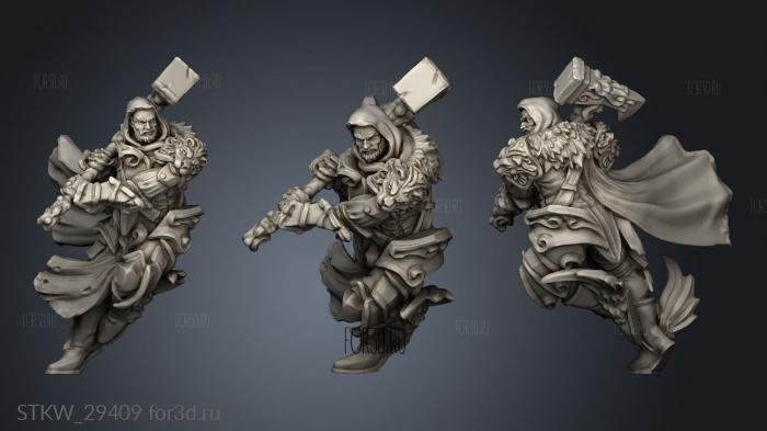 Dantioch Paladin vengeance stl model for CNC