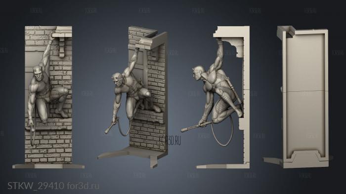 Daredevil stl model for CNC