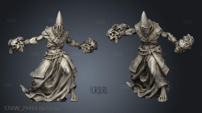 Dark Acolytes Occult assistant stl model for CNC