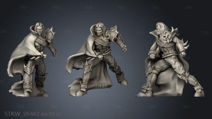 Dark Elves Fist Elf Fighting stl model for CNC