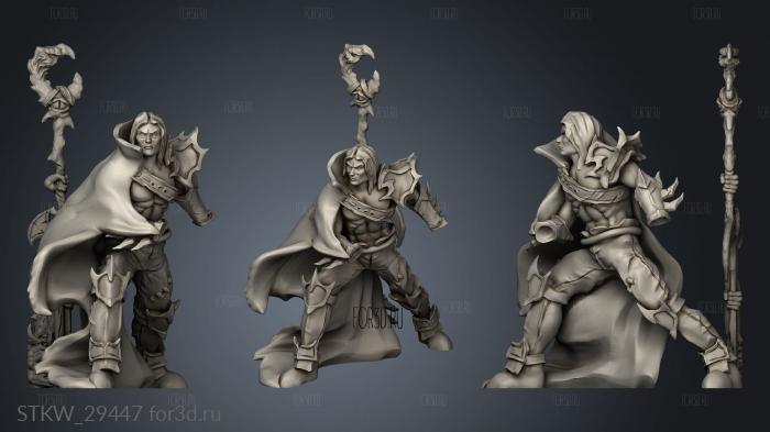 Dark Elves Modular Bodies Elf Ding Weapon stl model for CNC