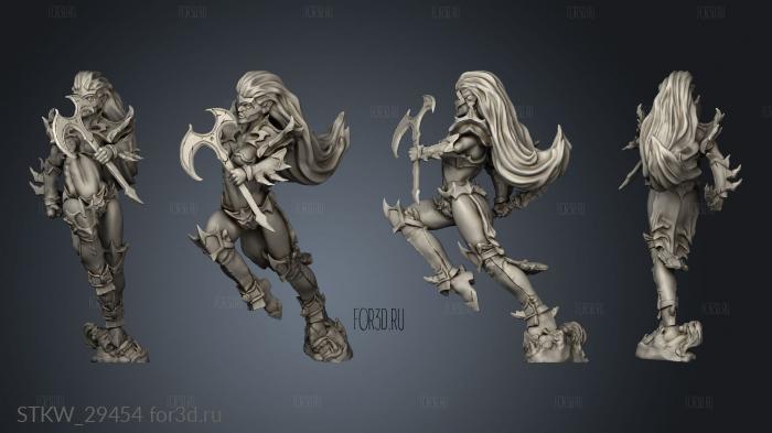 Dark Elves Nickys Hatchery Elf Hook and Dagger stl model for CNC