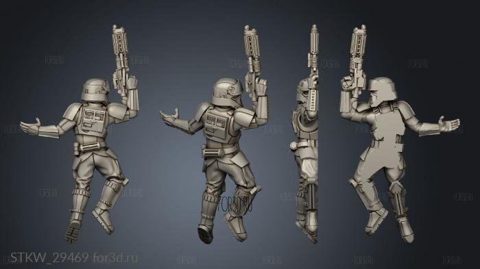 Dark Fire Master Fallen Tropical Troopers Shoretrooper stl model for CNC