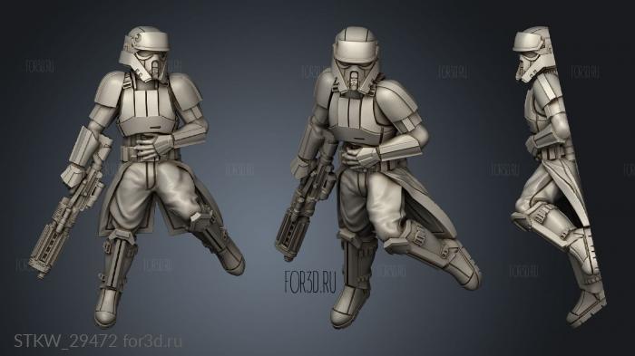 Dark Fire Master Fallen Tropical Troopers Shoretrooper stl model for CNC