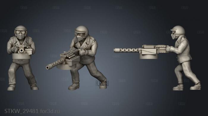 Dark Future Rear Deck Gunners Cop Gunner stl model for CNC