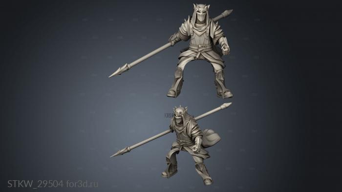 Dark Rhunemorian Cavalry stl model for CNC