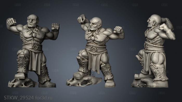 Dwarfs kitbash male stl model for CNC