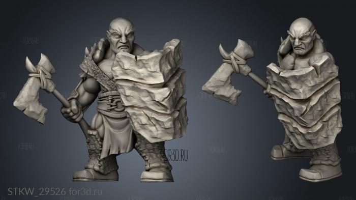 Dwarfs male stl model for CNC