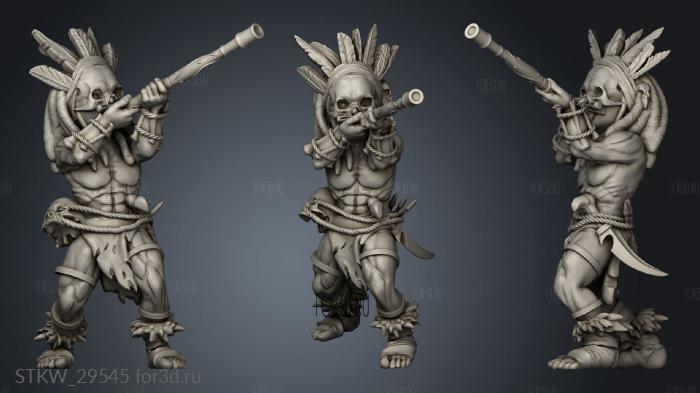 Halfling 3d stl модель для ЧПУ