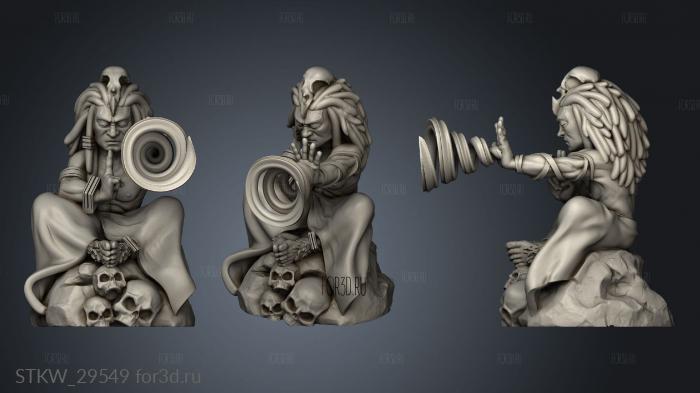 halfling psionicist psionicist stl model for CNC