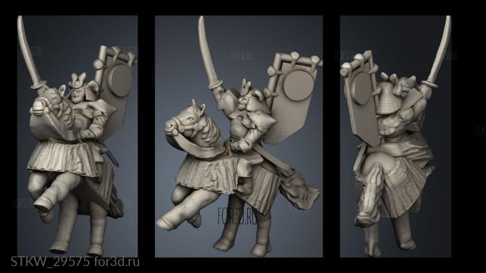 Samurai Daimyo Hero Alone 3d stl модель для ЧПУ