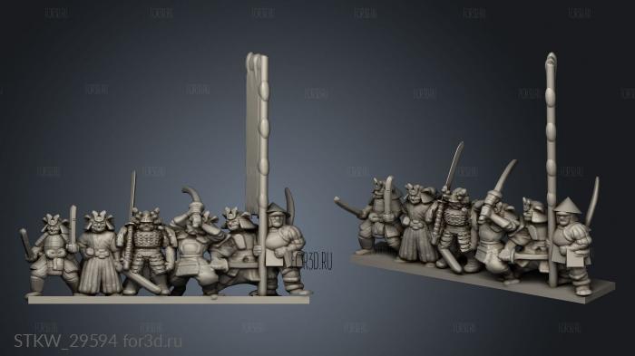 Samurai Ronin 3d stl модель для ЧПУ