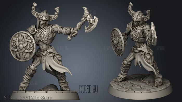 Lord Skutagaard Draugr 3d stl модель для ЧПУ