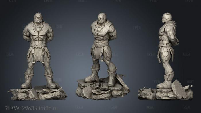 Darkseid stl model for CNC