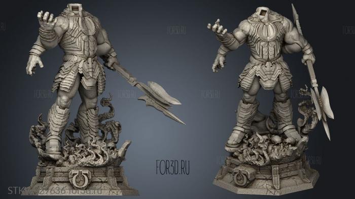 Darkseid standar stl model for CNC