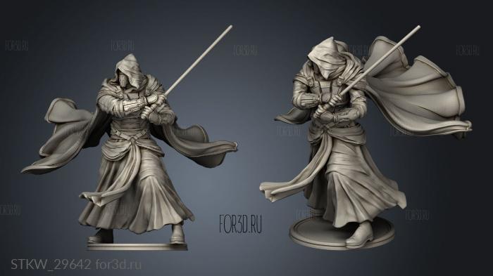 Darth Revan Mystery Warrior One Platform stl model for CNC