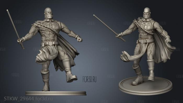 Dart Revan Mystery Warrior Three Victim Two Platform stl model for CNC