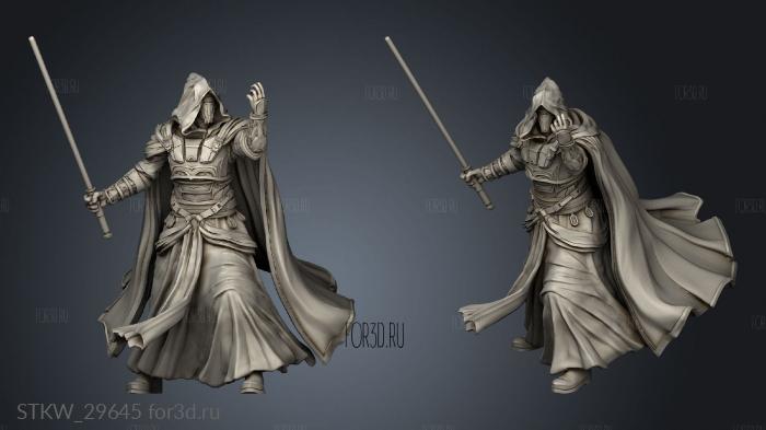 Darth Revan Mystery Warrior Two stl model for CNC