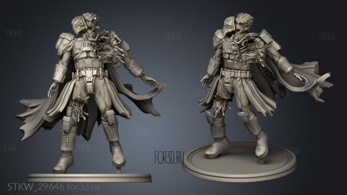 Darth Revan Mystery Warrior Two Victim One stl model for CNC