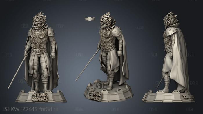 Darth Bane stl model for CNC