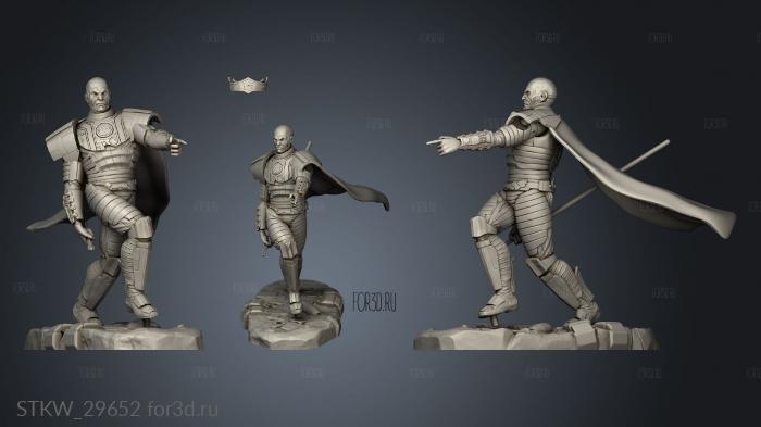 Darth Malgus platform stl model for CNC