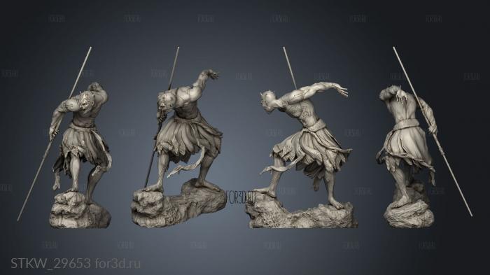 Darth Maul stl model for CNC