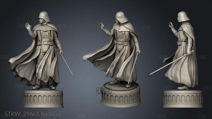 Darth VADER DART FORCE CHOKE stl model for CNC