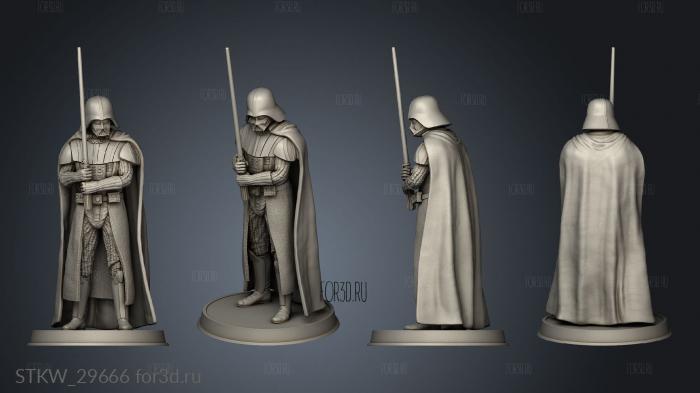 Darth Vader Unforgiving stl model for CNC