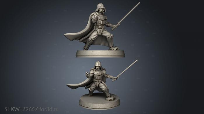 Darth Vader Knight Soul stl model for CNC