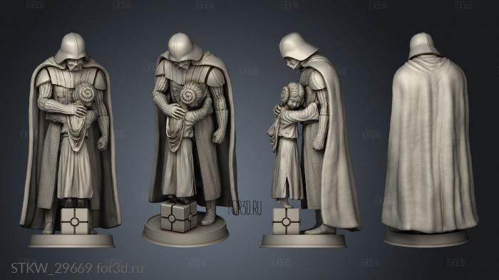 darth vader Father Darth Vader Fatherhood stl model for CNC