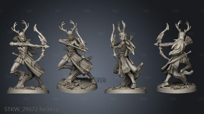 Daughter Artemis Champion Athena stl model for CNC