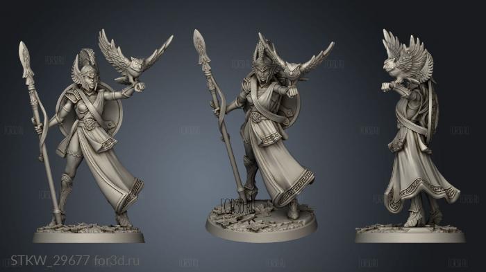 Daughter Persephone Hera Athena Champion stl model for CNC