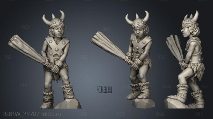 Days HOT Barbarian stl model for CNC