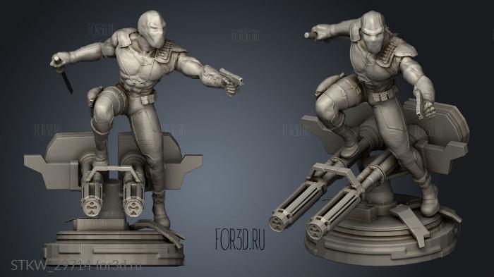 Rebirth Deathstroke DeathStroke Deathstroke stl model for CNC