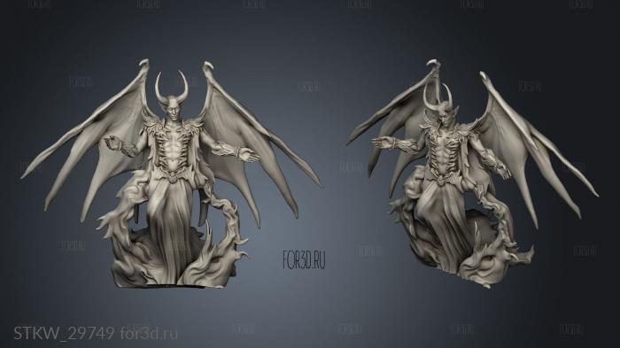 Deadly Sins Devil Duke Magic stl model for CNC