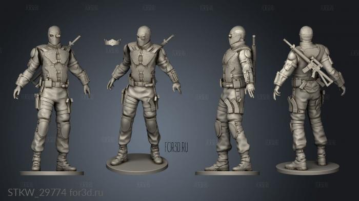 Deadshot 3d stl модель для ЧПУ