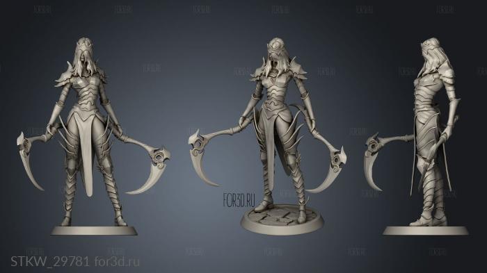 death deathcult sickles stance stl model for CNC