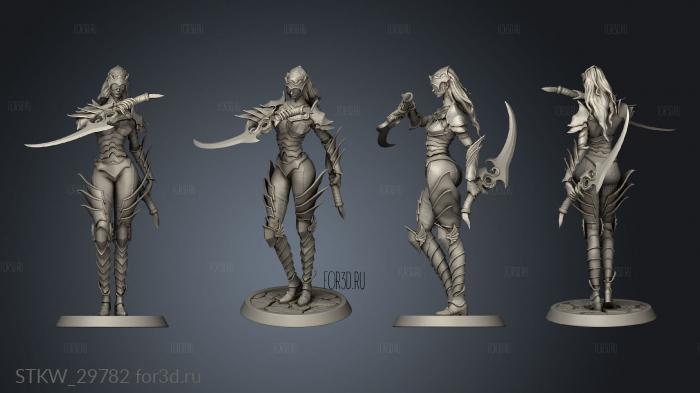 death deathcult swords brandish stl model for CNC