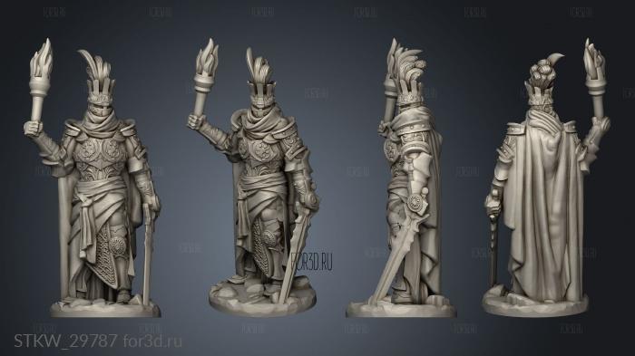 Death Knight Lord stl model for CNC