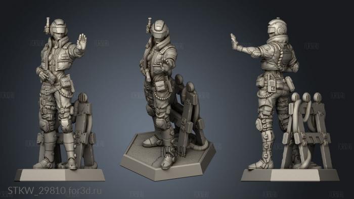 Death Police stl model for CNC