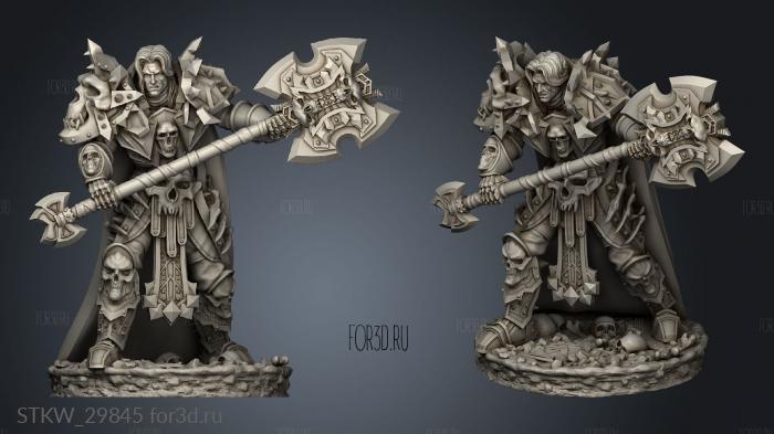 Deathknight Deathcrowns Male stl model for CNC