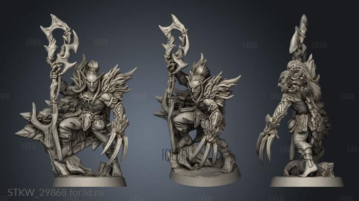 Deepwood Alfar Ulduar the Shapeshifter stl model for CNC