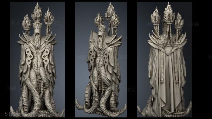 Abomination King stl model for CNC