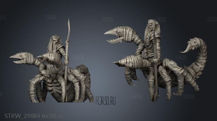 Scorpion Pharaoh 3d stl модель для ЧПУ